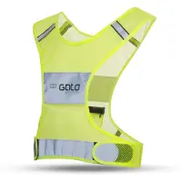 Gato Veiligheidsvest | | Kids x-vest (Maat S, Reflecterend, Neon geel)