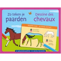 Deltas Sjabloonkaarten: Zo teken je paarden