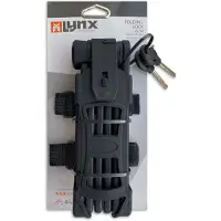 Lynx Vouwslot 82 Cm Zwart Geel