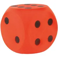Atabiano Grote Dobbelsteen 15 cm (Rood)