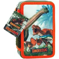 Merkloos Dinorassic 2-Vaks Etui