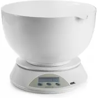 ADE Angelina Digitale Keukenweegschaal Met Afneembare Bowl Wit