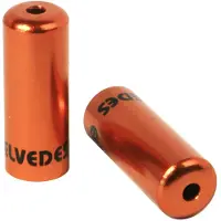 Birzman Aluminium Rembehuizing Eindkappen 4,2 mm Oranje x10