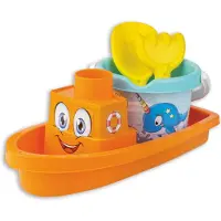 Androni Happy Fish emmerset 4-delig – oranje met visjesprint