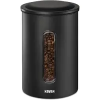 Xavax Kaffeedose für 1,3kg Bohnen o. 1,5kg Pulver, luftdicht, aromadicht, Schwarz 00111262 Blik voor koffiebonen