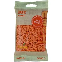 Toymax bio strijkkralen - licht abrikoos (105), 1000st.