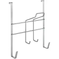 Metaltex 350906000 My Iron: Bevestigingshouder voor deurdrangers, 28 x 14 x 34 cm, Polytherm / Ruimtebesparend