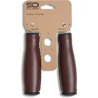 Selle Orient fiets handvatten 135mm bruin kunstleer