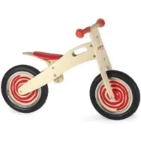 Simply For Kids Houten loopfiets simply rood