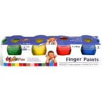 Creafun vingerverf 4 x 140 gram