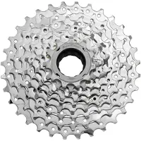 Sunrace Freewheel 9 speed MFEX9 11-32T - verchroomd