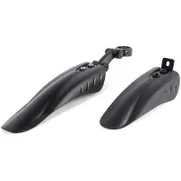 Mirage Fiets spatbord set BMX pvc om zadelpen PM-09 16 inch voor+achter