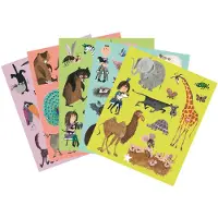 Wins Holland Dieren van fiep stickervellen, 5st