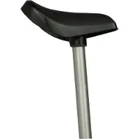 Vwp zadel mini/junior bmx m/zadelpen 22.2 pvc zwart