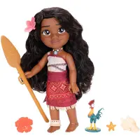 Vaiana Puppe 2 m. Zubehör - 38 cm - Gesang Fri - - One Size - Puppen