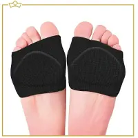 Webshop-outlet Voorvoetkussen - Softgel - dempende inlegzool voor de voorvoet - Zwart - maat L (schoenmaat 43-46)
