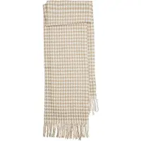 Pieces Sjaal 'PCJira' donkerbeige / offwhite