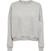 ONLY Sweatshirt grijs gemêleerd