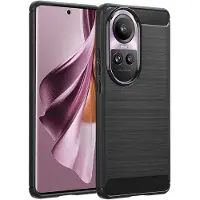 IMoshion Brushed Backcover voor de Oppo Reno 10 / 10 Pro - Zwart