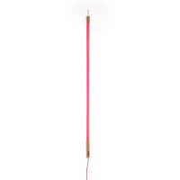Seletti Vloerlampe , Linea, Roze / Rosé, Woonkamer, Glas, Designer