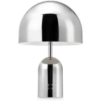 Tom Dixon Bell Portable LED tafellamp 28 cm Zilver