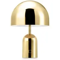 Tom Dixon Buitenverlichting , BELL PORTABLE, dimbare, Goud / Messing, Woonkamer, Kunststof, Designer