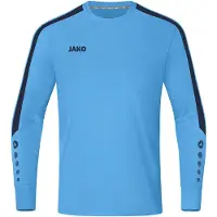 Jako Power Keepersshirt Lichtblauw Donkerblauw