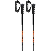 LEKI - Pitch Back - Skistokken 135 cm, zwart/grijs