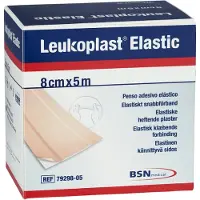 Leukoplast Elastic 8 cm x 5 m 1 St Pleister