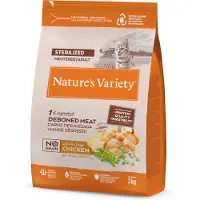 Nature’s Variety Select Adult Steril Katten-en Kippenvoer 3kg