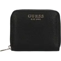 GUESS portemonnee Eco Ali Zip Around Wallet Black zwart