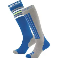 Poederbaas Striped Ski Sokken 2-pack Maat: 35-38