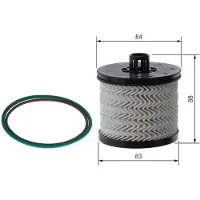 Bosch F 026 402 281 Brandstoffilter