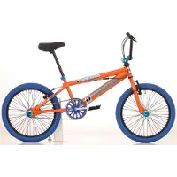Royal Freestyle bmx 20" bugatti - oranje met blauwe banden