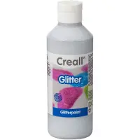 Creall glitterverf zilver, 250ml