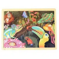Simply For Kids Houten Puzzel: Regenwoud