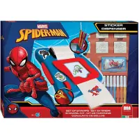 Multiprint Spiderman, stempelset voor kinderen, vanaf 3 jaar, niet-toxisch, meerkleurig
