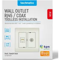 Technetix RJ45 wandcontactdoos |