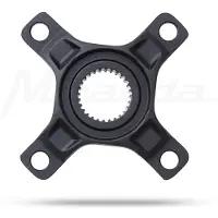 Miranda Crank Spider 104 Mm Yamaha Pw 4 Arm Aluminium Zwart