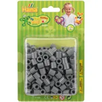 Hama strijkkralen maxi grijs, 250st.
