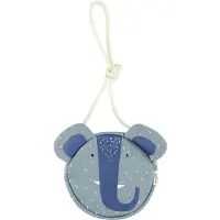 Trixie Kindertas - Mrs. Elephant - Handtas Kind - Ronde tas - Blauw