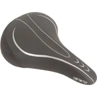 Edge Fietszadel veneto incl. oppakbeugel en achterlicht - zwart