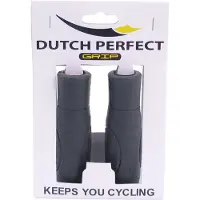Dutchperfect Stevige rubberen fietsgreep, 80cm, zwart