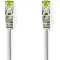 Nedis Cat 7 kabel | S/FTP | RJ45 stekker | RJ45 stekker | 1,00 m | Rond | LSZH | Grijs | Verpakking met venster