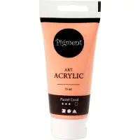 Creativ Company Pigment art acrylverf pastel coral, 75ml