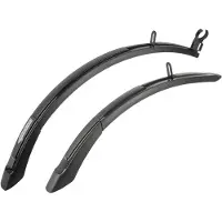 M-Wave spatbordenset 20-24 inch 55mm zwart op kaart