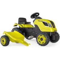 Smoby - Farmer Xl Green Tractor - Aanhangwagen - Traptractor - Vanaf 3 jaar