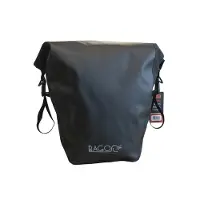 Bagoo enkele fietstas bisonyl zwart. inhoud 22 ltr