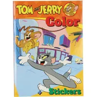 Boek Specials Nederland BV Bros Color Kleurboek Tom & Jerry met Stickers