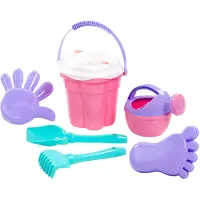 Cavallino Toys Klassieke Emmerset Roze, 7dlg.